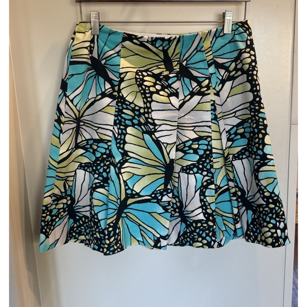 Fairy Y2K Large Butterfly Pleated Skirt Knee Length Maximalist Whimsy Retro Art